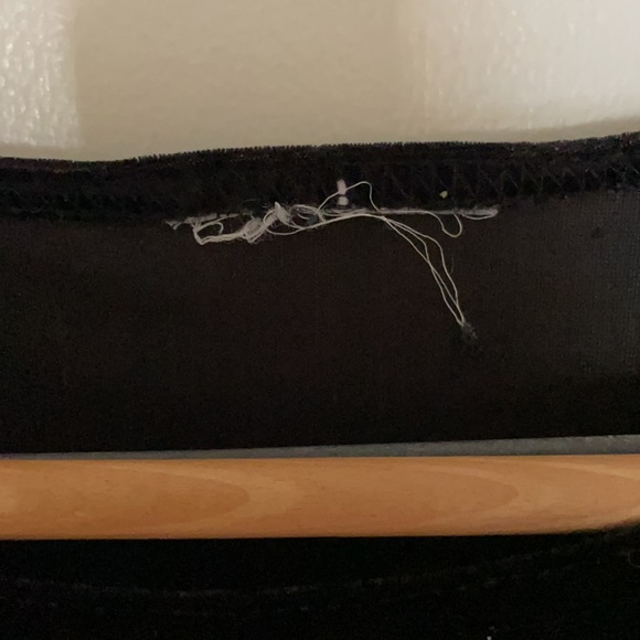 Black Velour Longsleeve Dress! - Picture 2 of 3